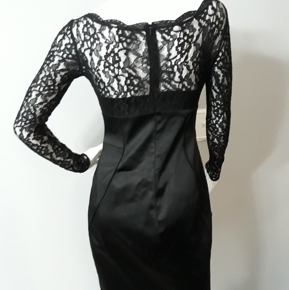 Maggy London Black Dress Size 2P - Picture 2 of 6